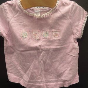 12 Carter’s Pink top